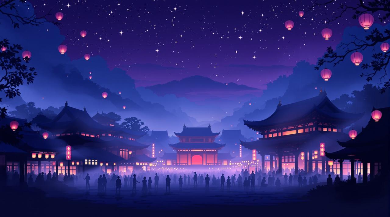 好看的韩国漫画 - 花灯如昼的国潮盛景 好看的韩国漫画 - 花灯如昼的国潮盛景